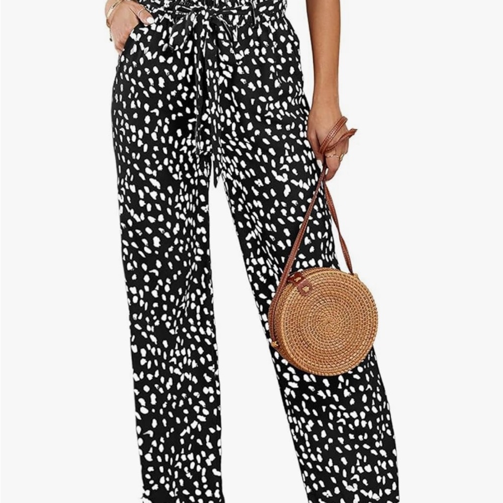 Flattering high waisted palazzo pants. XL